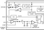 UC3845 principio de funcionamiento, diagramas de circuitos, circuitos de conmutación, análogos, diferencias
