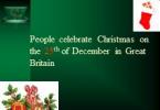 Презентация на тему «Christmas in Great Britain