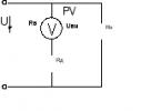 AC voltage measurement Rules for measuring voltage in a circuit with a voltmeter