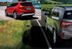 Hyundai Santa Fe versus kilpailijat: iso testi crossovereille Hyundai Santa Fe tai Kia Sorento kumpi on parempi