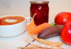 Veshja për borscht - një recetë për dimër me lakër