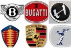 All brands of cars, their badges and names