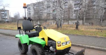 Mini traktor shtëpiak me duart tuaja Nga të bëni një vizatim mini traktor