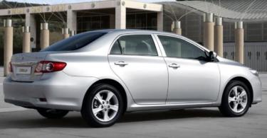 ویژگی های Toyota Corolla از نسل دهم (150 بدن)