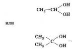 Rodzaje wiązań alkoholowych.  Związki hydroksylowe.  Właściwości chemiczne związków hydroksylowych