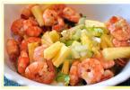 “Sea” salad - shrimp, squid, crab sticks