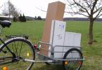 Bicycle cargo trailer DIY bicycle trailers