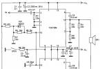 TDA7294: circuito amplificador