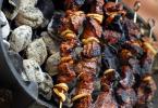 Kebabs.  Pork shish kebab.  The most delicious marinade recipe to make the meat juicy and soft