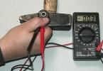 We check the knock sensor using a multimeter and a homemade tester