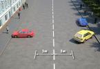 Parking przed i za przejściem dla pieszych